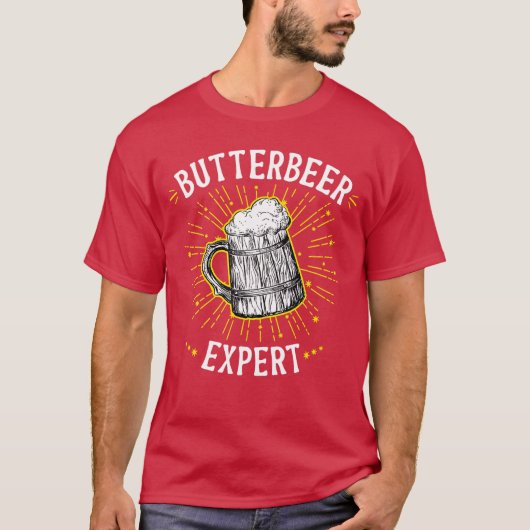 butterbeer expert butterscotch beer tシャツ (正面)