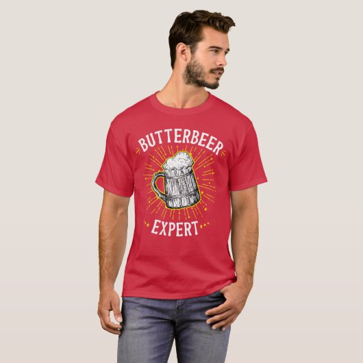butterbeer expert butterscotch beer tシャツ (正面フル)