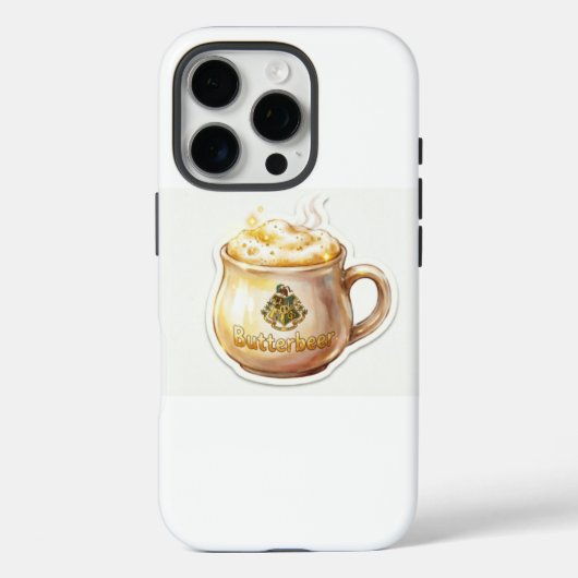 Butterbeer Sticker - Magical Wizarding Drink - Har Case-Mate iPhoneケース (裏面)