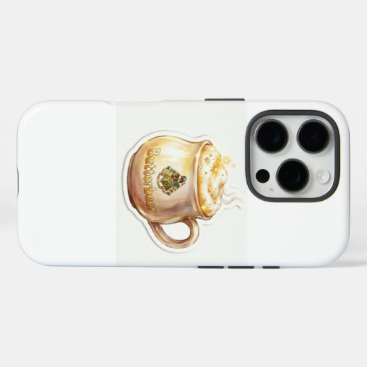 Butterbeer Sticker - Magical Wizarding Drink - Har Case-Mate iPhoneケース (裏面 (横))
