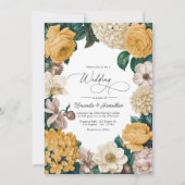 Buttercream, Soft Marigold & Blush Taupe Wedding 招待状 (正面)
