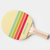 Buttercream Whisper Across Striping with Name 卓球ラケット (横)