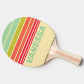 Buttercream Whisper Horizon Striping with Name 卓球ラケット (横)