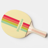 Buttercream Whisper Pin Striped with Name 卓球ラケット (横)