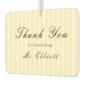 Buttercup - Personalised Thank You Air Freshener カーエアーフレッシュナー (左)