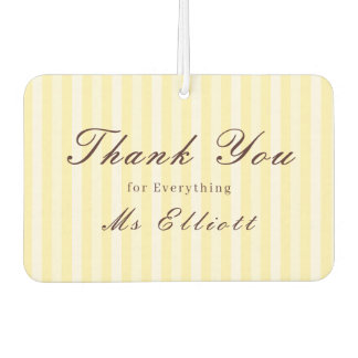 Buttercup - Personalised Thank You Air Freshener カーエアーフレッシュナー