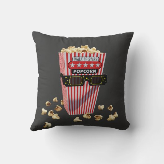 Buttered Popcorn and 3D Movie glasses クッション (裏面)