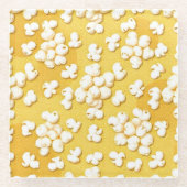 Buttered Popcorn Gold Camo Coaster ガラスコースター (正面)