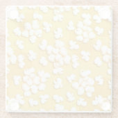Buttered Popcorn Gold Camo Coaster ガラスコースター (裏面)