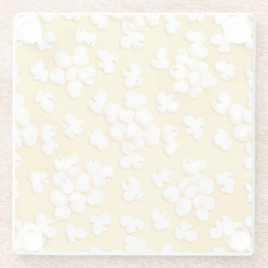 Buttered Popcorn Gold Camo Coaster ガラスコースター (裏面)