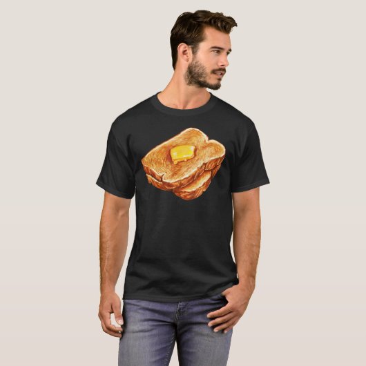 Buttered Toast Pattern Classic T-Shirt Tシャツ (正面フル)