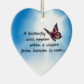 Buttereflyの天国からの訪問者 セラミックオーナメント (右)