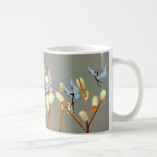 "Butterfairies及びネコヤナギ"のマグ コーヒーマグカップ