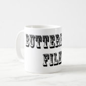 Butterfeleyeはマグを撮影します コーヒーマグカップ (正面左)