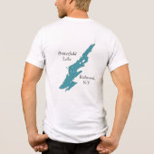 Butterfield Lake Loon Pair トライブレンドTシャツ (裏面)