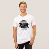 Butterfield Lake Loon Pair トライブレンドTシャツ (正面全面)
