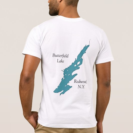 Butterfield Lake Loon Pair Tシャツ (裏面)