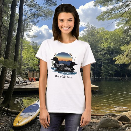 Butterfield Lake Loon Pair Tシャツ