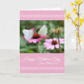 Butterfilesとの私達の両方からの母の日カード カード (黄色い花)