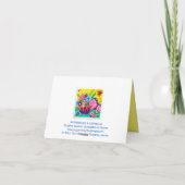 Butterfles & Ladybugsノートカード カード (裏面)