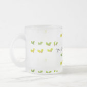 Butterflies フロストグラスマグカップ (左)