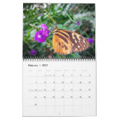 Butterflies  12 Month Wall Calendar 2026 カレンダー (2月 2027)