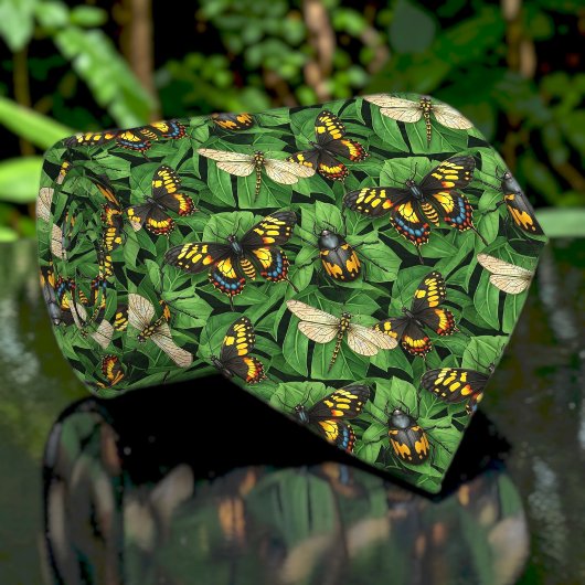 Butterflies and Bugs Pattern Custom Necktie ネクタイ