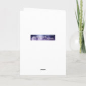 Butterflies and Flowers Blank Note Greeting Card カード (裏面)