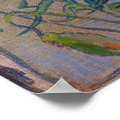 Butterflies and Poppies by Vincent van Gogh ポスター (角)