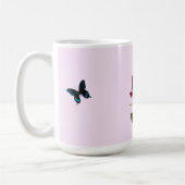 Butterflies and Rose Mug コーヒーマグカップ (左)