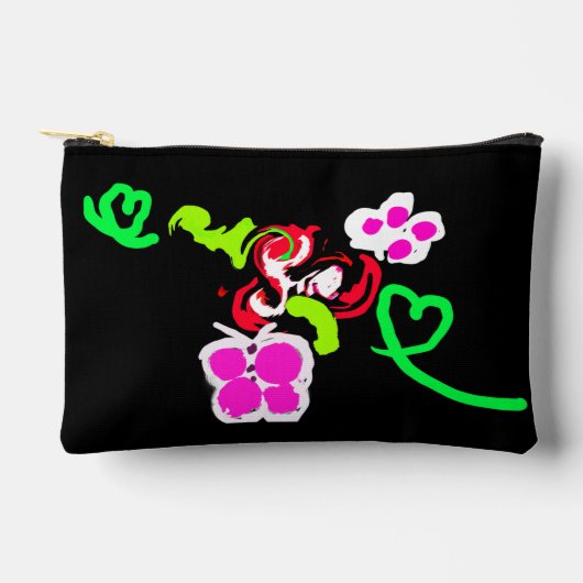 Butterflies and Roses valentine  アクセサリーポーチ (正面)