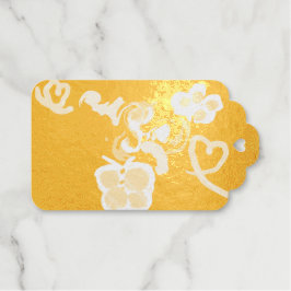 Butterflies and Roses valentine  ギフトタグ