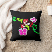 Butterflies and Roses valentine  クッション (ブランケット)