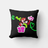 Butterflies and Roses valentine  クッション (正面)