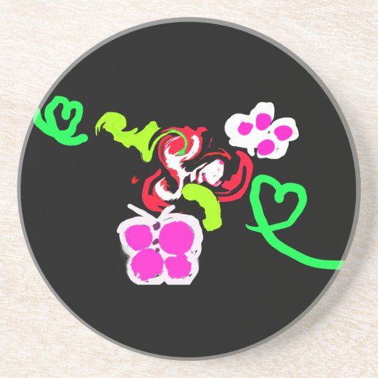 Butterflies and Roses valentine  コースター (正面)