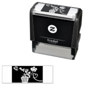 Butterflies and Roses valentine  セルフインキングスタンプ (インサイチュ)