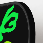 Butterflies and Roses valentine  ピックルボールラケット (左詳細)