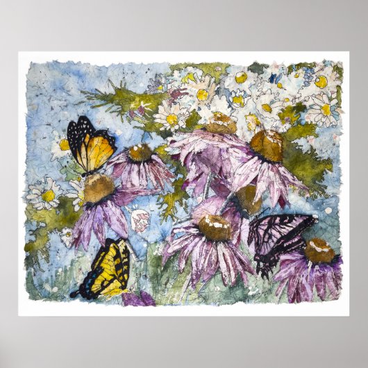 Butterflies Are Free © – 細部のアート  ポスター (正面)