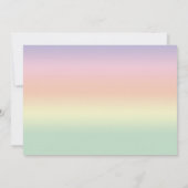 Butterflies Baby Shower Photo Thank You サンキューカード (裏面)