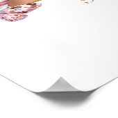 Butterflies Funeral Celebration Of Life Sign ポスター (角)