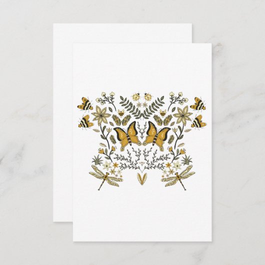 Butterflies Garden 招待状 (正面/裏面)