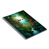Butterflies in a Lush Jungle ノートブック (右側)