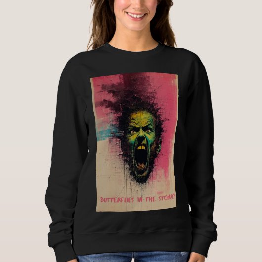 Butterflies in the Stomach – Limited Edition (2) スウェットシャツ (正面)