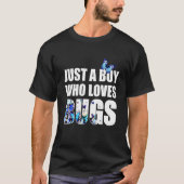 butterflies just a boy who loves bugs insects tシャツ (正面)