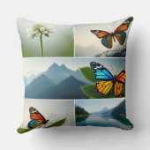 Butterflies, Mountains, and Lakes クッション (裏面)