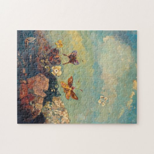 Butterflies | Odilon Redon ジグソーパズル (横)