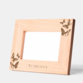 Butterflies Personalized レーザー彫刻フレーム (左)