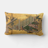 Butterflies Scene from The Tale of Genji ランバークッション (裏面)