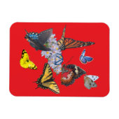 butterflies sobriety symbol rectangle magnet マグネット (横)