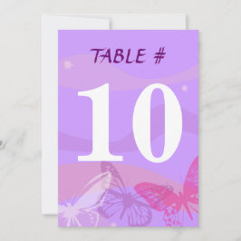 Butterflies & Stars バット・ミツヴァのご招待 招待状